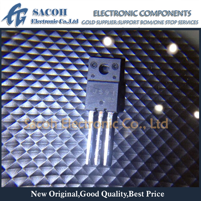 New Original 10Pcs 2SJ591LS 2SJ591 J591 or 2SJ590LS 2SJ590 TO-220F -28A -60V P-Channel Silicon MOSFET