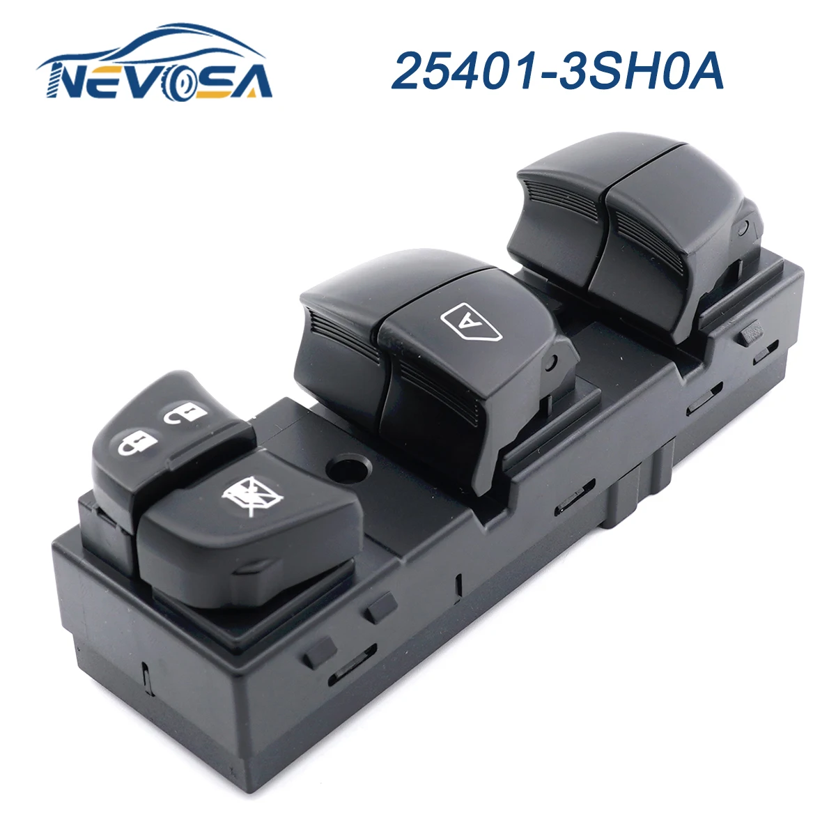 NEVOSA 25401-3SH0A Electric Power Car Window Master Switch For Nissan Sentra 254013SH0A 25401-3TA5A