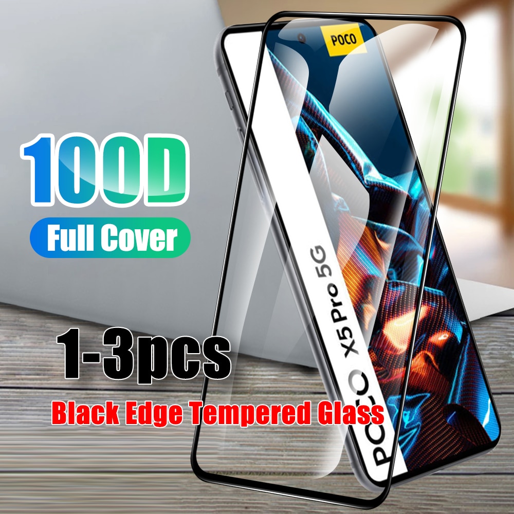1-3Pcs For Xiaomi Poco X5 Pro 5G Tempered Glass Pofo Poko PocoX PocoX5 X5Pro X 5 5X PocoX5Pro 6.67'' Full Cover Screen