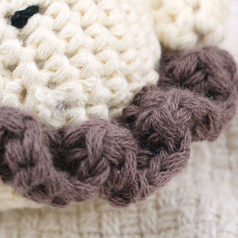 DIY Crochet Animal Lion Pacifier Clip Chain Accessories Baby Teething Soother Handmade Knitting Crib Sensory Toy Gift