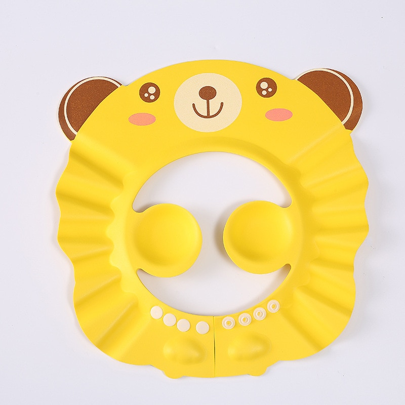 New Baby Children Safe Shampoo Cap Ear Protection Shower Cap Baby Supplies Wash Hair Shield Adjustable Elastic Shampoo Cap