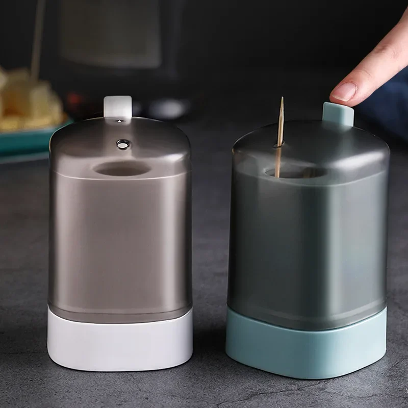 5 Colors Home Creative Automatic Pops Up Toothpick Box Dispenser Home Living Room Dining Room