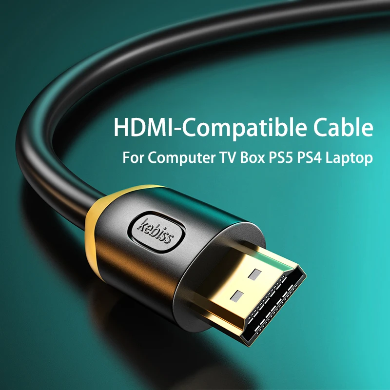 HDMI-Compatible Cable Video Card For Xiaomi Mi TV Box 4K/120Hz 48Gbps Digital Cables for PS5 PS4