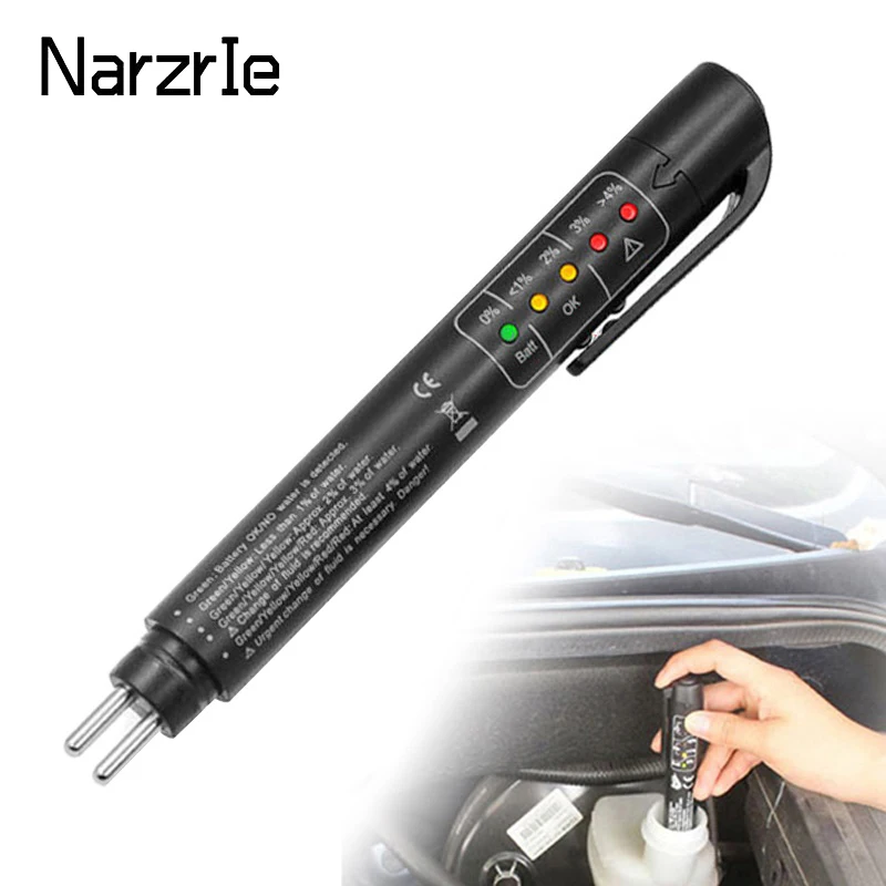 Accurate Oil Quality Check Pen Universal Brake Fluid Tester Car Brake Liquid Digital Tester Vehicle