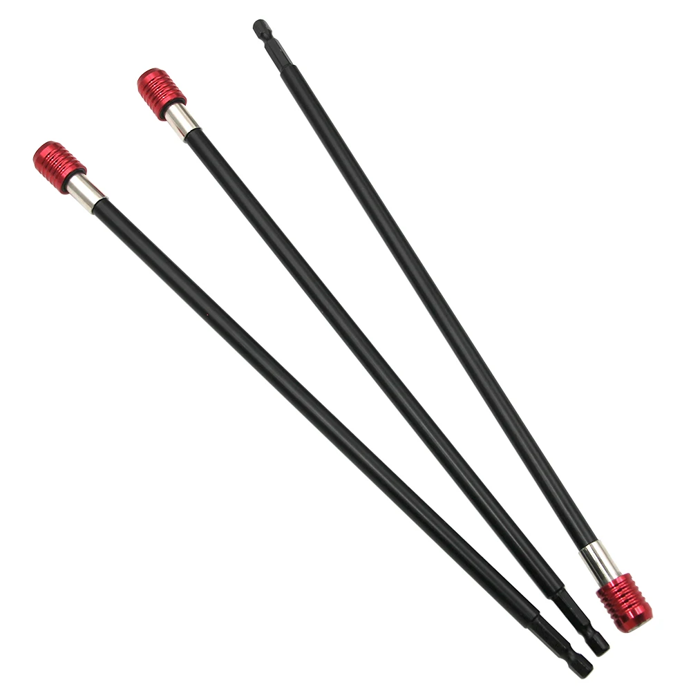 Hexagon handle extension rod 300mm red quick-release self-locking extension rod extension rod