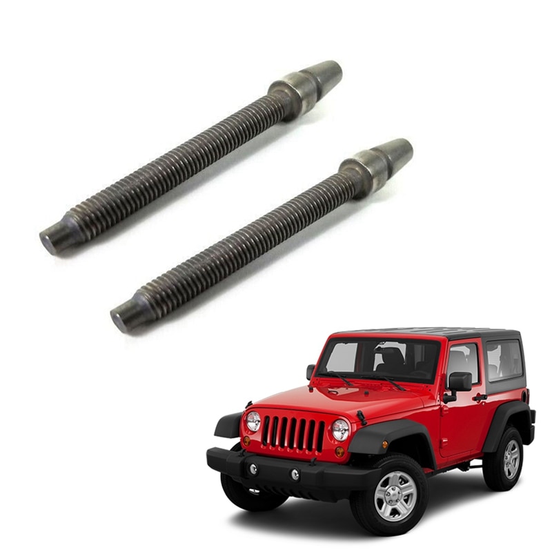2Pcs Front Left Right Headlight Horizontal Adjustment Screws 55078114AA For Jeep Wrangler 2007-2017