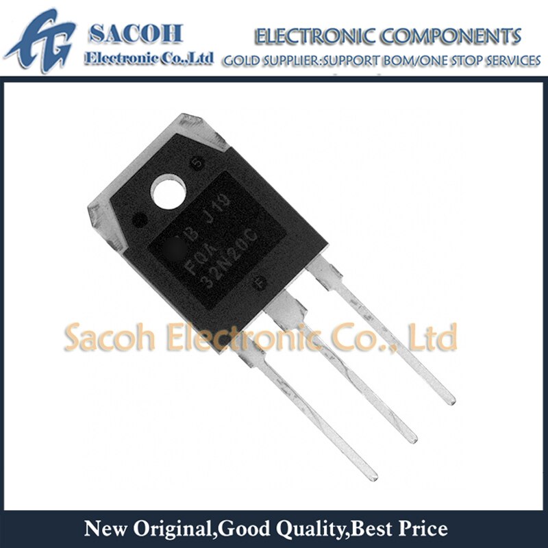 New Original 10Pcs FQA32N20C or FQA33N10L FQA33N10 or FQA34N20L FQA34N20 TO-3PN 32A 200V N-Channel MOSFET
