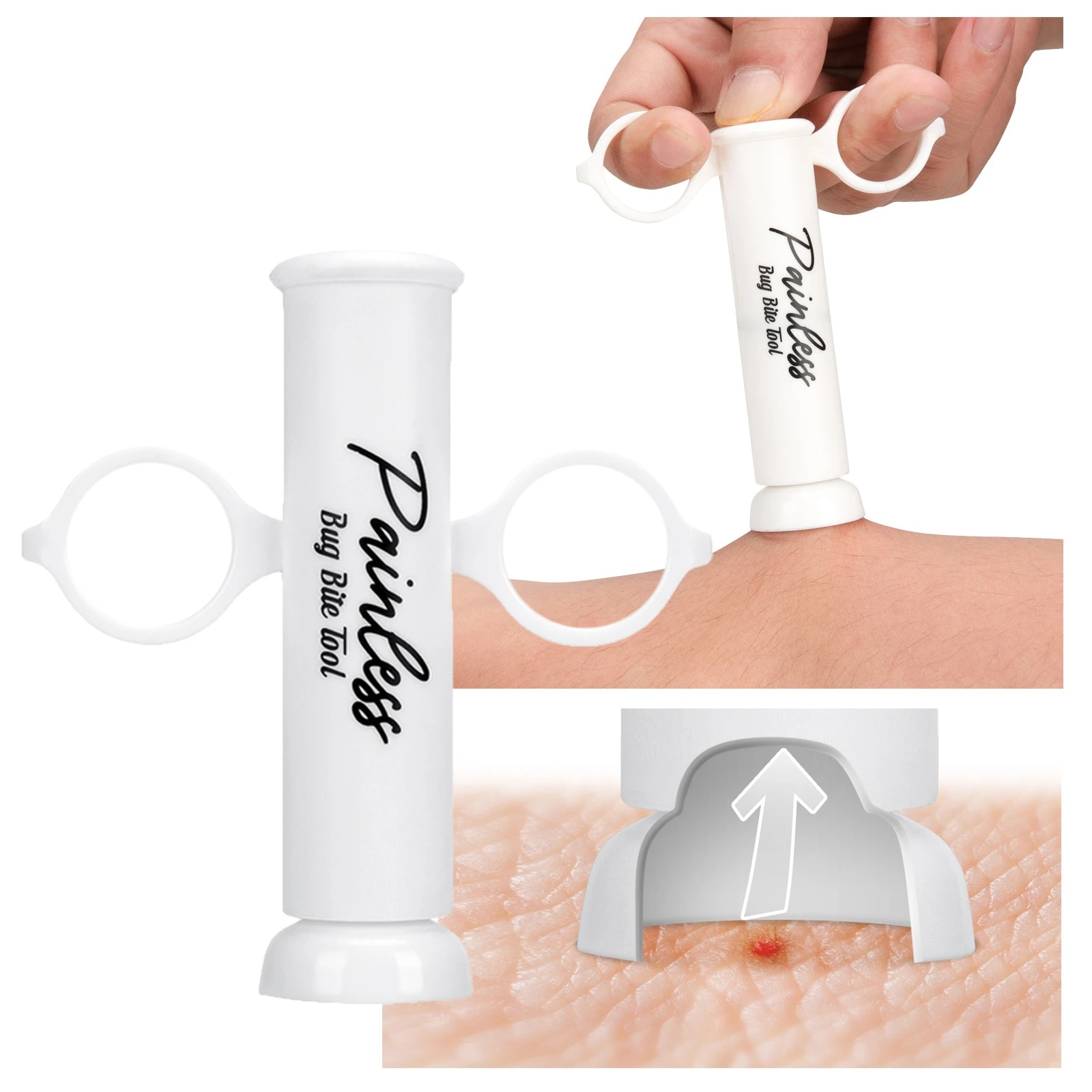 Pest Bug Bite Thing First Aid Insect Bite Sucker Bee Sting Itch Relief Suction Pump Venom Remover Tools for Hiking Bites Natural