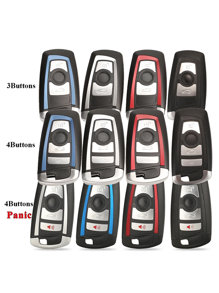 jinyuqin Smart Car Key Shell Cover Remote Keyless Case for BMW CAS4 F FEM 3 5 7 Series E90 E92 E93
