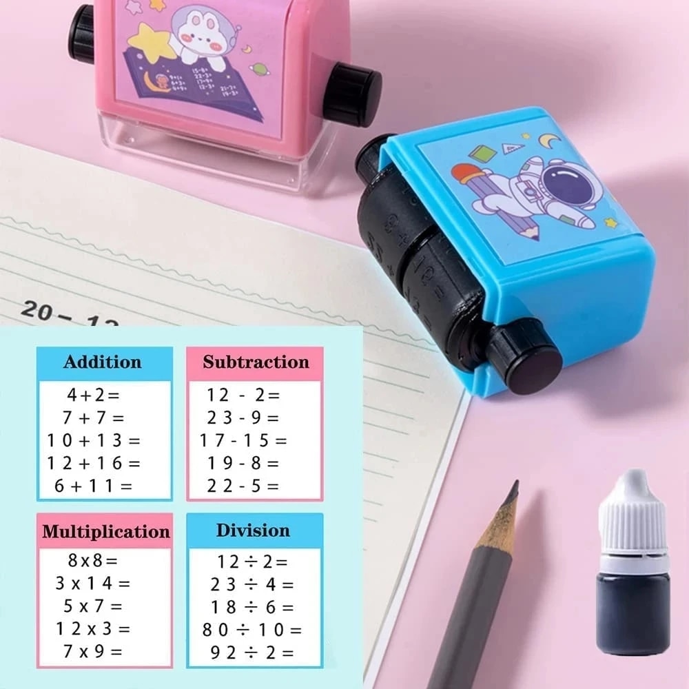 Mathematics Practice Number Rolling Stamp Addition And Subtraction Primary School Students Practice Questions Within 100 Math