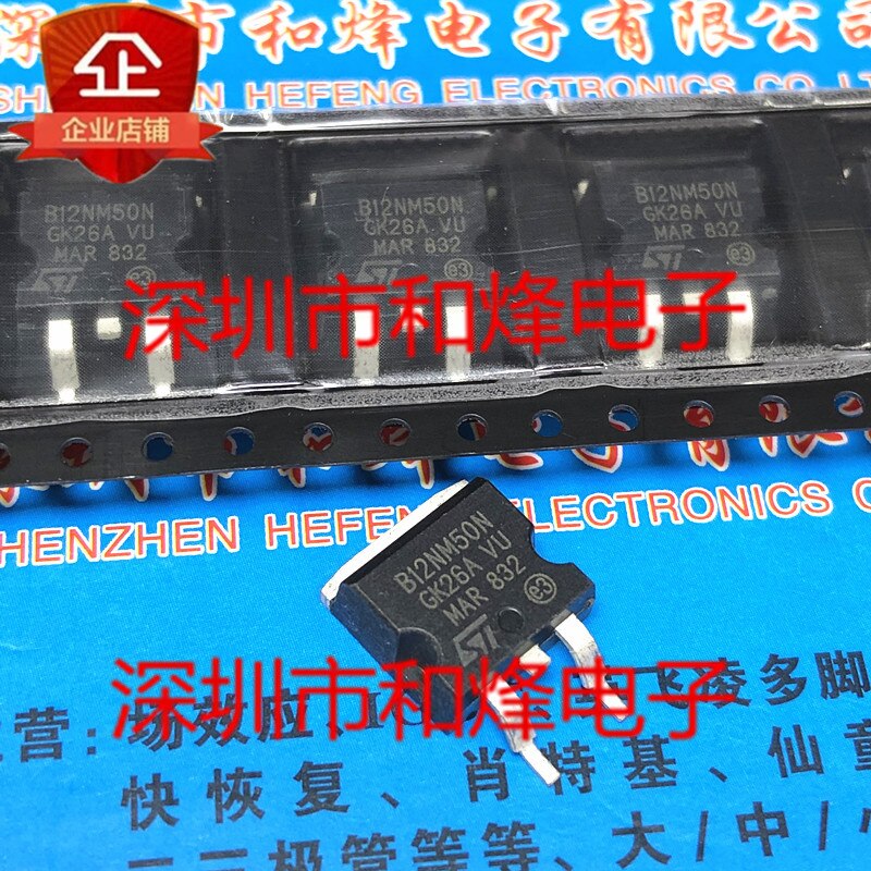 30pcs original new B12NM50N STB12NM50N TO-263 500V 11A