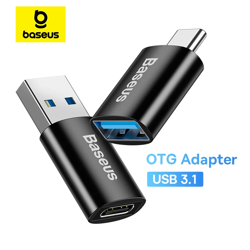 Baseus USB 3.1 Adapter OTG Type C to USB Adapter Female Converter For Macbook pro Air Samsung S20
