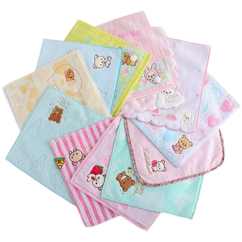 New Rilakkuma Korilakkuma Kiiroitori Kids Plush Toys Baby Snuggle Security Small Blanket Newborn Reassure Towels for Children