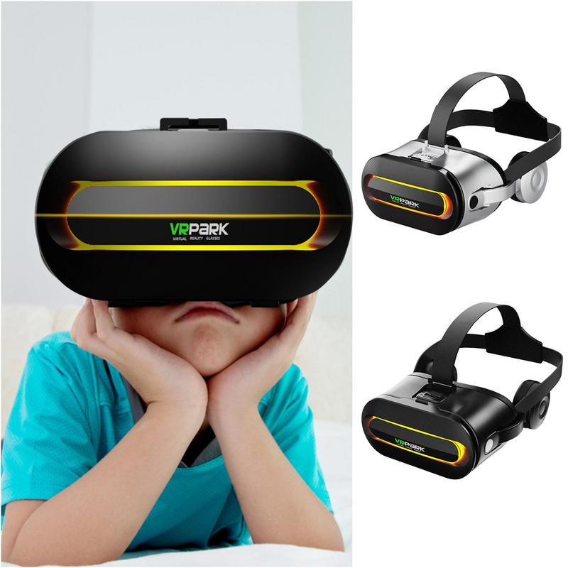VR Headset VR Virtual Reality Headset Support 360Panorama Large Screen An-ti Bluelight 3D VR Glasses Play Mobile Games Watch 3D