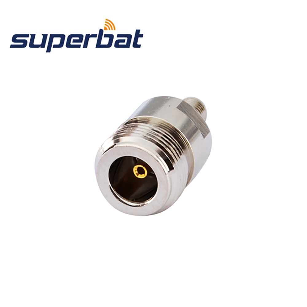 Superbat 5pcs SMA-N Adapter RP-SMA Jack(male pin) to N Female Straight RF Coaxial Connectot