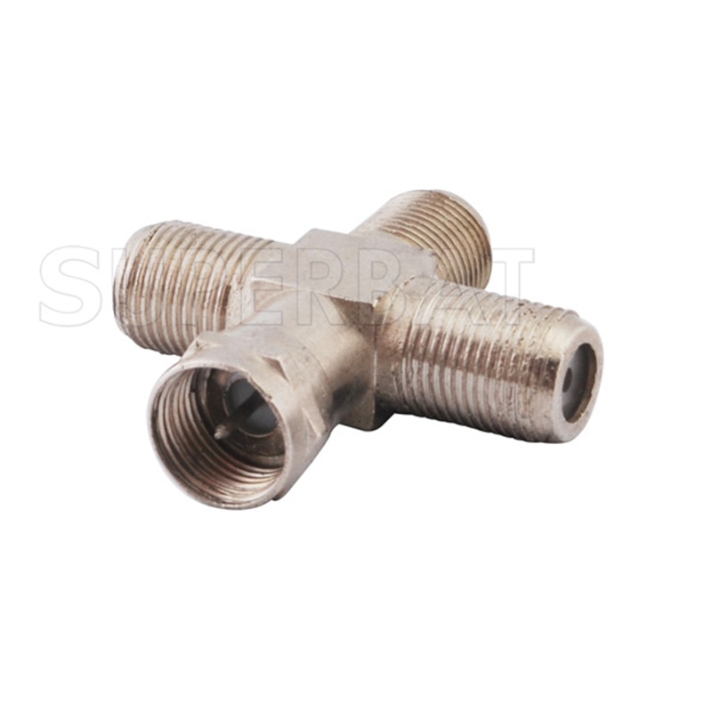 Superbat 5pcs F Adapter F Male to Jack to Female to Jack + Type Connector