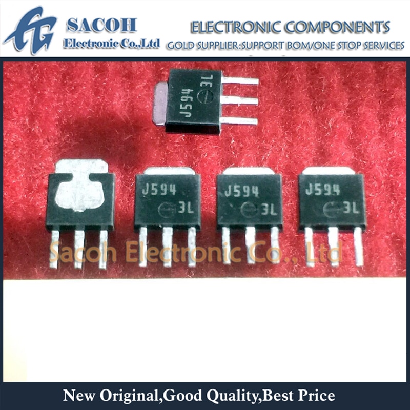 New Original 10Pcs 2SJ594-E 2SJ594 J594 or 2SJ595 or 2SJ596 TO-251/252 -5A -60V P-ch MOSFET