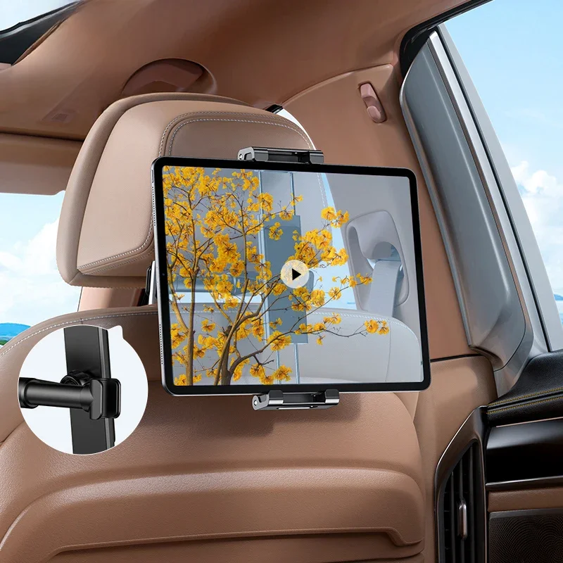 Baseus Car Back Seat  Phone Holder Headrest Holder for 4.7-12.9 inch Pad Backseat Mount for Pad