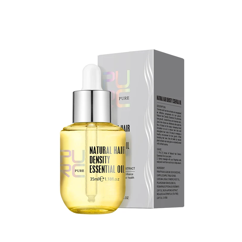 PURC Hair Growth Products for Men Women Ginger Anti Hair Loss Growth Oil Fast Regrowth Thickener