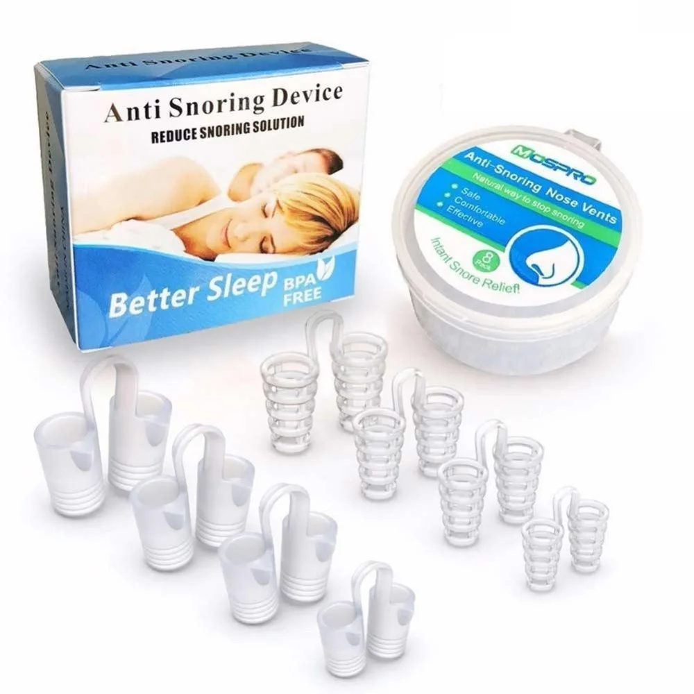 Silicone Snoring Solution Anti Snoring Devices Professional Snore Stopper Nose Vents Snore Nasal