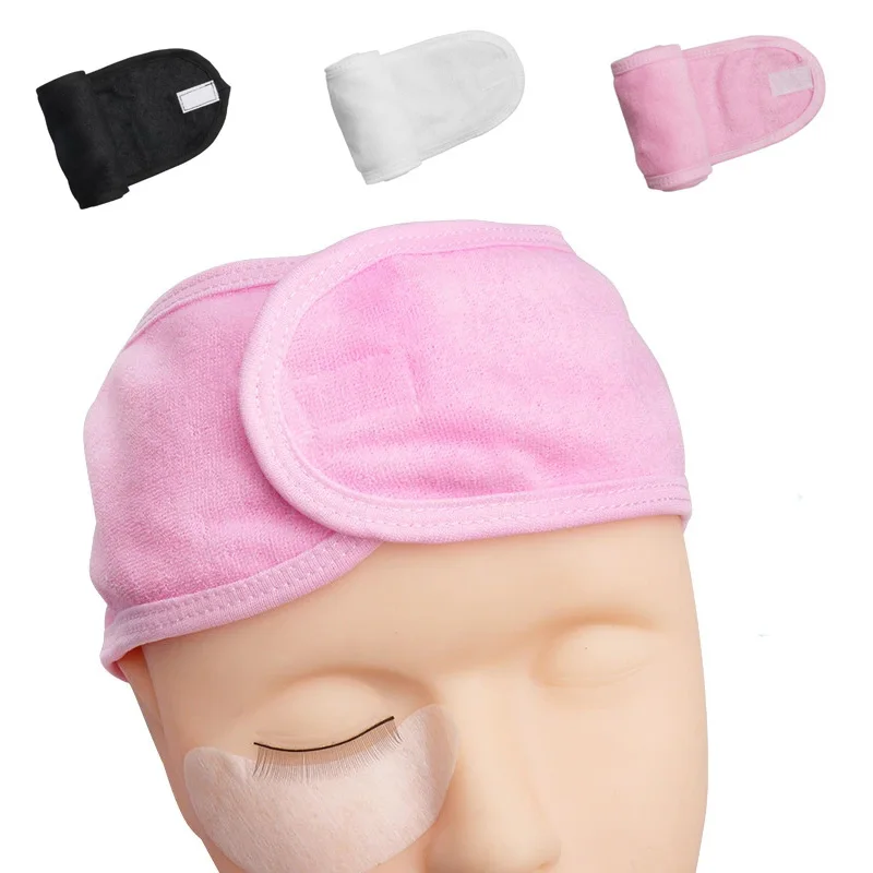 1 PC Eyelash Extension  Headband Tools Face Washing Bath Makeup Hair Band for Women Adjustable SPA