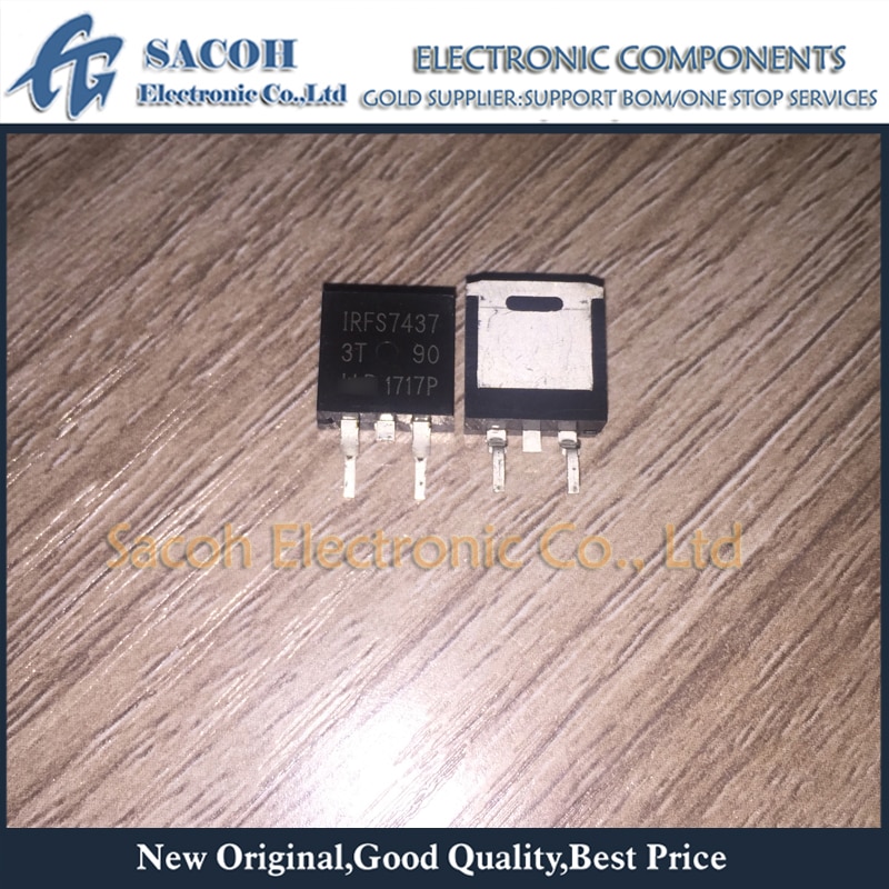 New Original 10PCS/Lot IRFS7437 IRFS7437PBF or IRFS7434 or IRFS7430 TO-263 195A 40V Power MOSFET