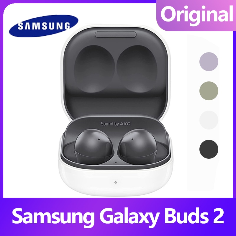 Original Samsung Galaxy Buds 2 Wireless Sports Headset Bluetooth 5.0 Earphone Waterproof Touch Control Earbuds With Microphone