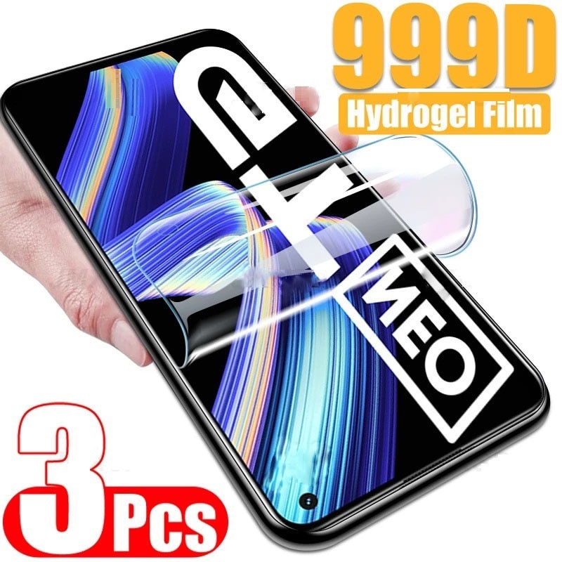 3PCS Hydrogel Film for realme GT Neo 2 3 2T Screen Protector for Realme GT 5G 2 Pro film HD