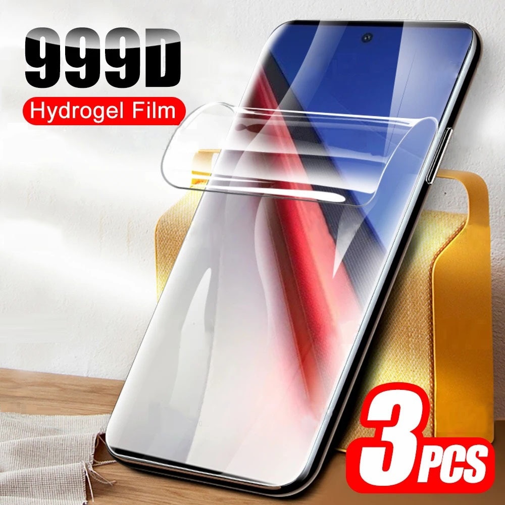 3PCS For Vivo IQOO 11 10 9 8 7 5 IQOO Neo 7 6 5 Lite 5S 5 6 7 SE 3 Hydrogel Film For IQOO Z1 Z1X Z3 Z5 Z5X Screen Protector