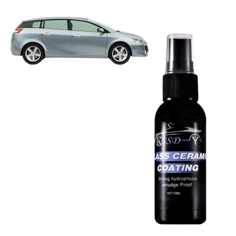Car Glass Waterproof Hydrophobic Coating Agent 50ml Defogger Windshield Glass Oil Film Auto Glass Rainproof Water Repellen Spray