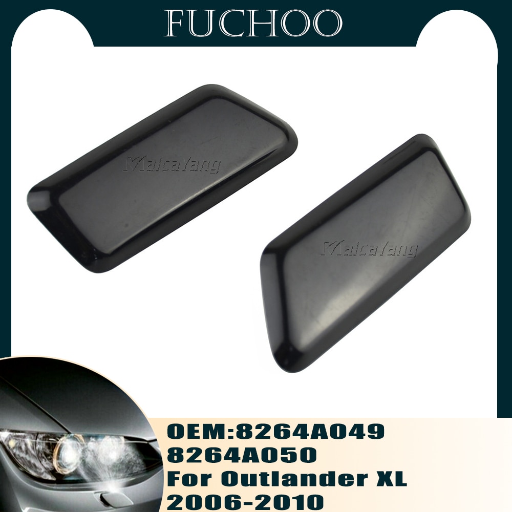Hight Quality For Outlander XL 2006-2010 Front Bumper Headlight Water Spray Nozzle Jet Cover Cap 8264A049 8264A050