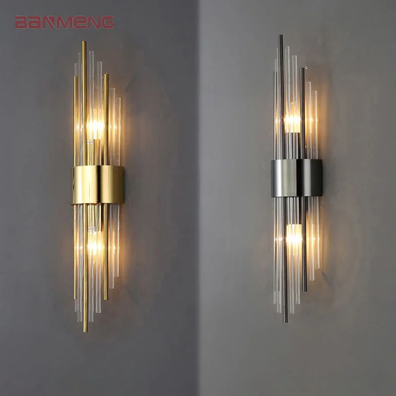 Light Luxury Wall Lamp Modern LED Gold Wall Light Indoor Lighting Wall Sconce Home Decor for Living