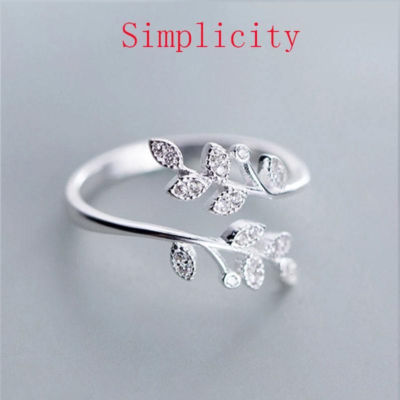 Simple Fashion Silver feathered Dolphin Adjustable ring Fine jeweled ring for girls Women's Party wedding engagement gift к