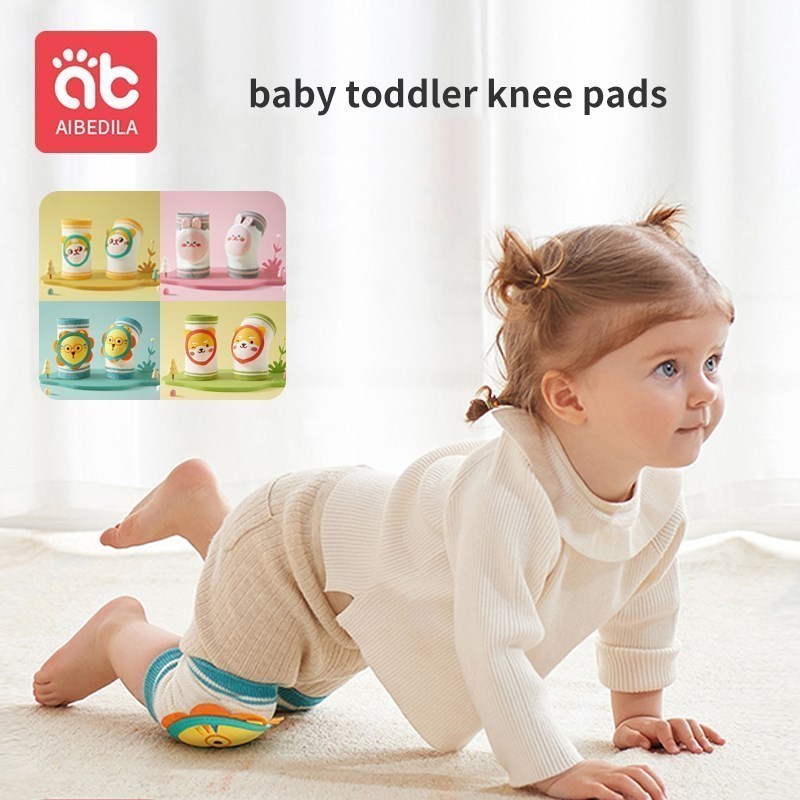 AIBEDILA Baby Knee Pad Kids Safety Crawling Elbow Cushion Infant Toddlers Leg Warmers Baby Boy Sock Knee Protector Summer AB4630