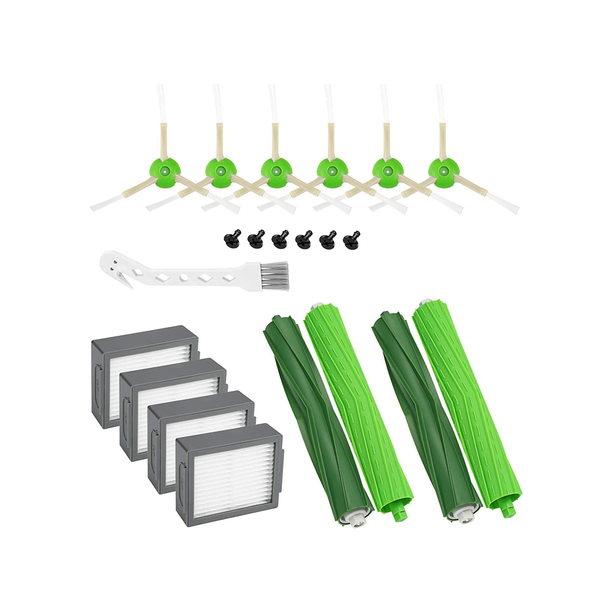 Replacement Main Brush Side Brush HEPA Filter for I7 I7+ I3 I3+ E5 E6 E7 Robot Vacuum Cleaner Accessories