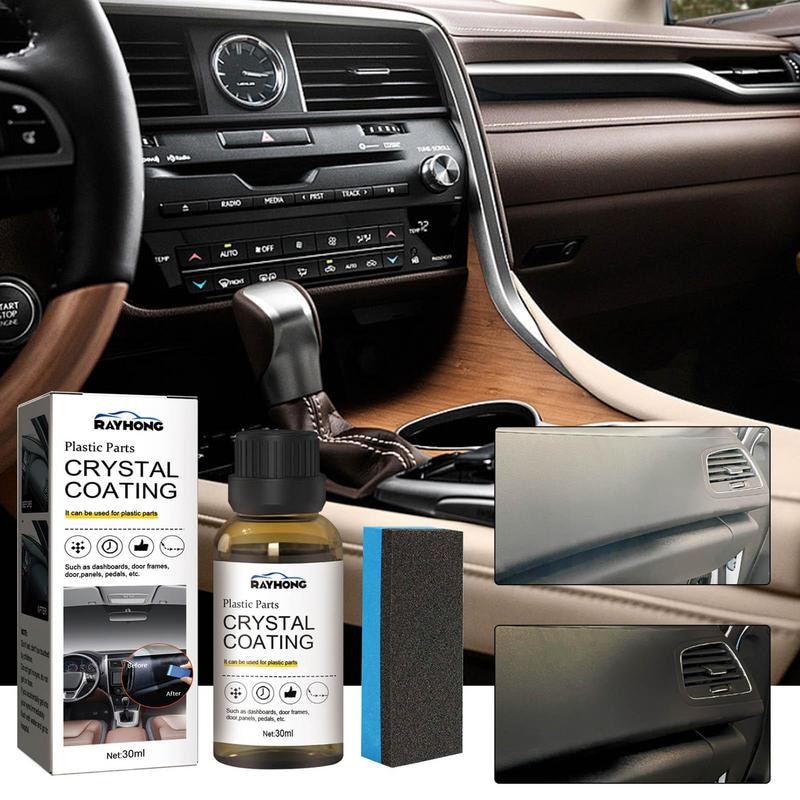Plastics Parts Crystal Coating Plastics Trim Restorer For Cars Maintenance Agent Durable Car Plastics Restorer Retreading Agent