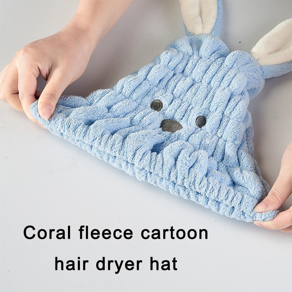 Microfiber Hair Fast Drying Towel Bath Wrap Hat Quick Children Drying Hat Lady Dry Quick Bath Turban Color Household W3P7