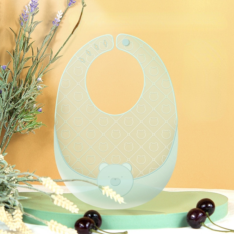 Baby Food Feeding Bibs Newborn Food-grade Safety Silicone Mouthwash Bag Super Soft Thin Burp Cloths for Kids Children Bib