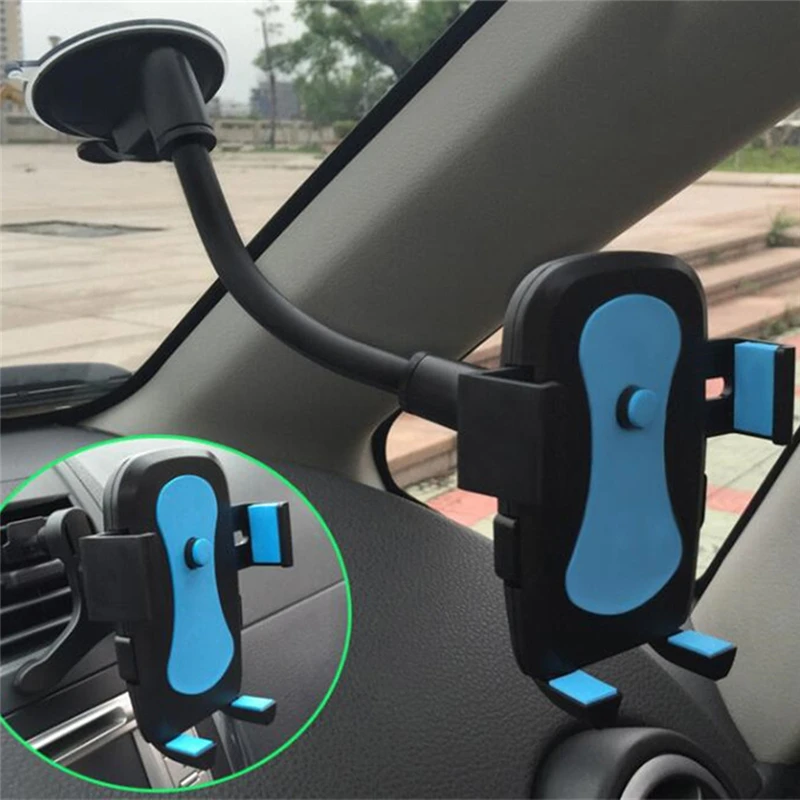 New Car Phone Holder Bracket Mount Cup Holder Universal Car Mount Mobile Suction Windshield Phone
