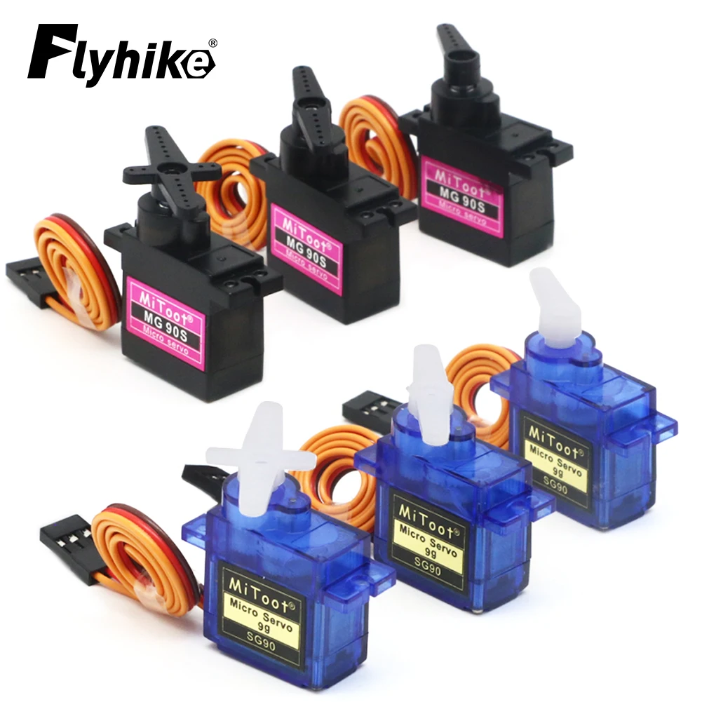 5 / 10 / 20pcs MG90S Metal Digital 9g Servo SG90 Plastic Servo For Rc Helicopter Plane Boat Car RC