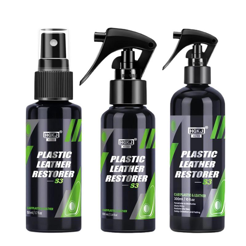 Car Plastic Restorer Cleaning Repair Polishing Agent For Interior Exterior Trim Anti-Aging Hydrophobic Coating Polish Tool Kit