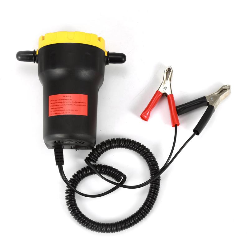 12V Electric Car Oil Pump Crude Oil Fluid Pump 60W Extractor Transfer Engine Suction Pump + Tubes For Auto Car Boat Motorcycle