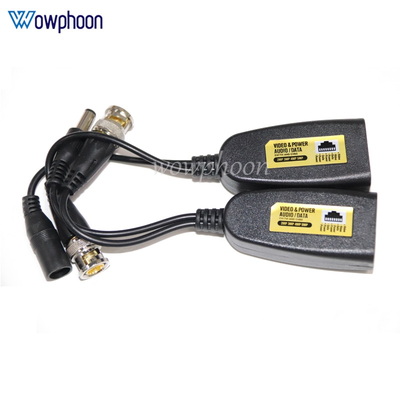 5MP HD/CVI/TVI video/audio/power three-in-one, two-in-one 5MP twisted pair transmitter balun