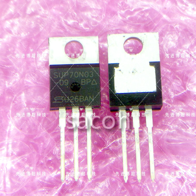 New Original 10PCS/Lot SUP70N03-09 SUP70N03-09BP SUP70N03 or RFP70N03 or SUP70N04-10 SUP70N06-14 TO-220 70A 30V Nch MOSFET
