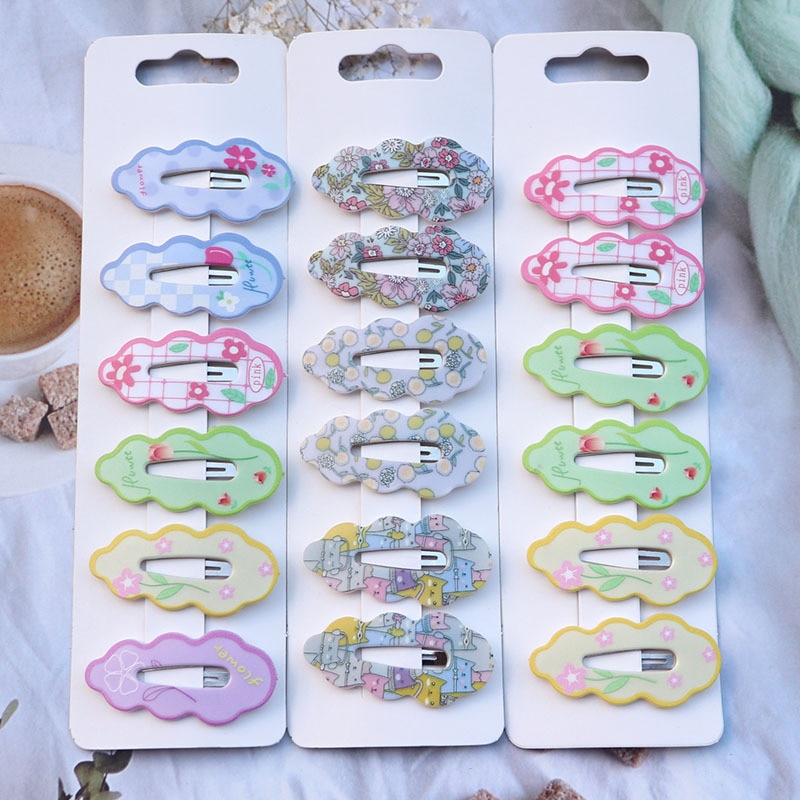 6pcs Women Girls Hair Clips Hairpins Barrettes Slid Clip Fashion Hair Accessories gifts wholesale