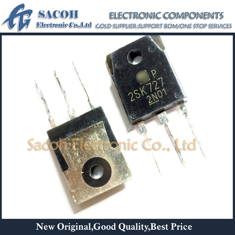 New Original 10Pcs 2SK727 K727 or 2SK726 TO-3P 5A 900V N-Channel Silicon Power MOSFET