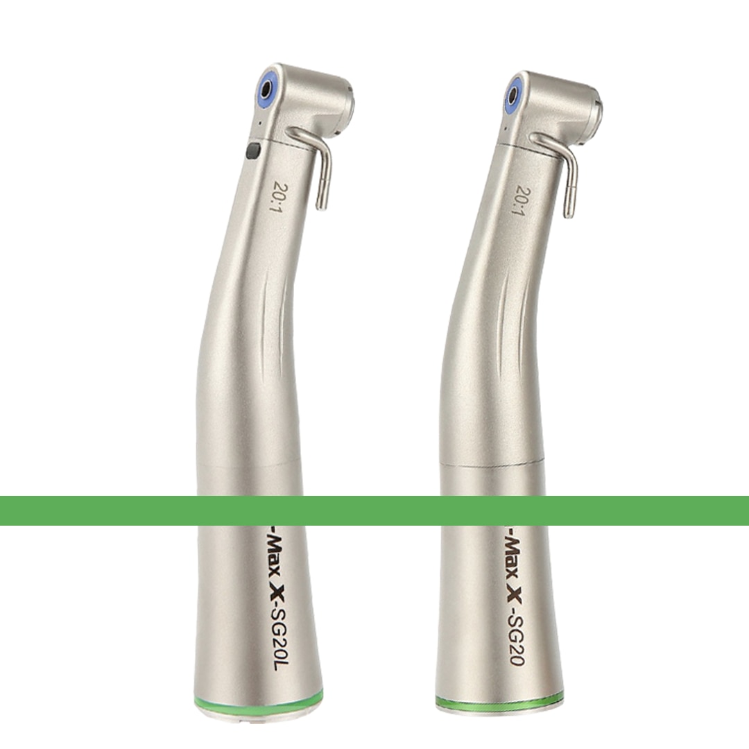Dentistry Dental 20:1 Implant Surgical Handpiece Against Contra Angle Low Speed Handpiece Surgery Option Fiber Green Ring