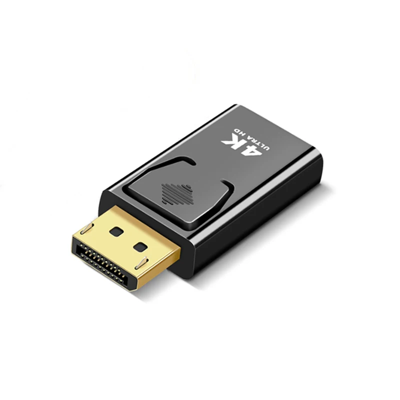 4K Display Port to HDMI-Compatible Adapter Male to Female DP to HDMI-Compatible Video Audio HD Cable