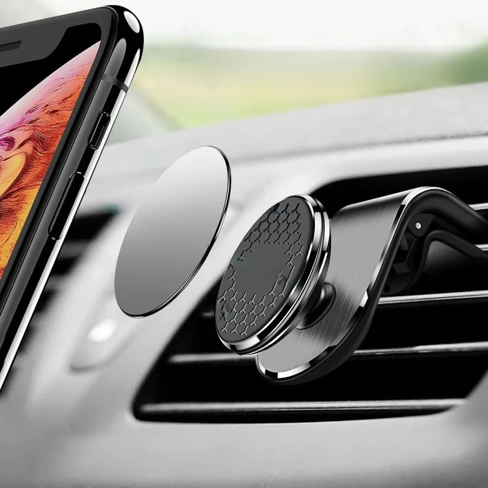 Magnetic Car Phone Holder Air Vent Clip Mount Rotation Cellphone GPS Support For Xiaomi Red Mi