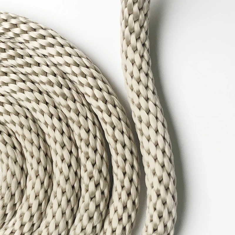 Diameter 15mm Tracking Round soft woven fabric Rope Outdoor Walking Training braided DIY Nylon rope